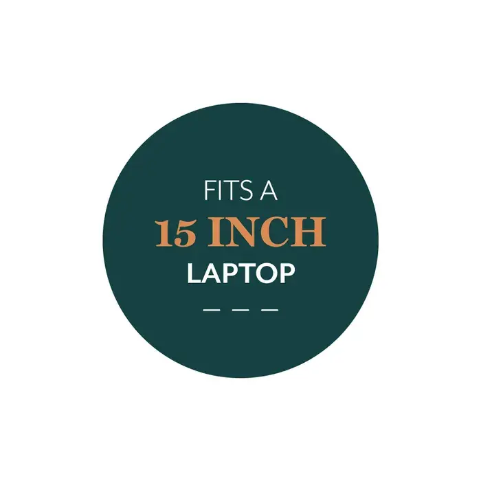 Hide&Stiches Hide & Stitches Porto Laptoptas 15,6 inch cognac