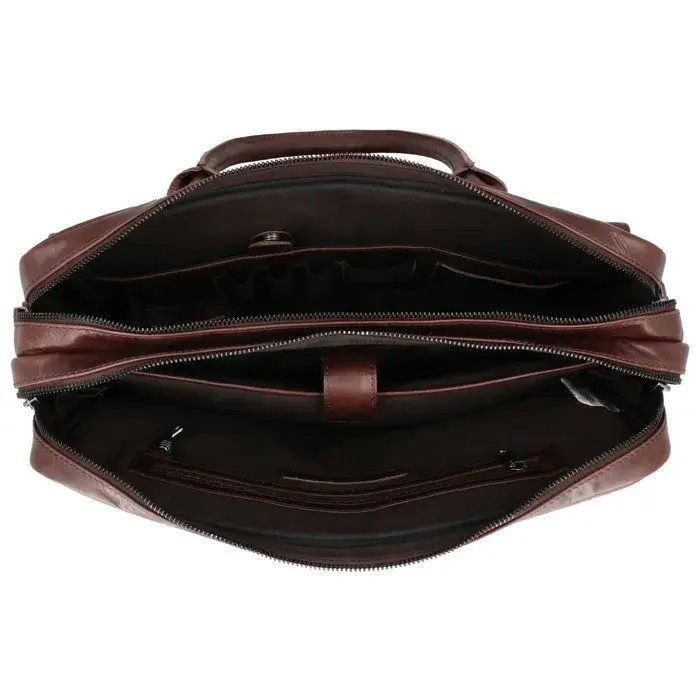 Hide&Stiches Hide & Stitches Porto Laptoptas 15,6 inch bruin