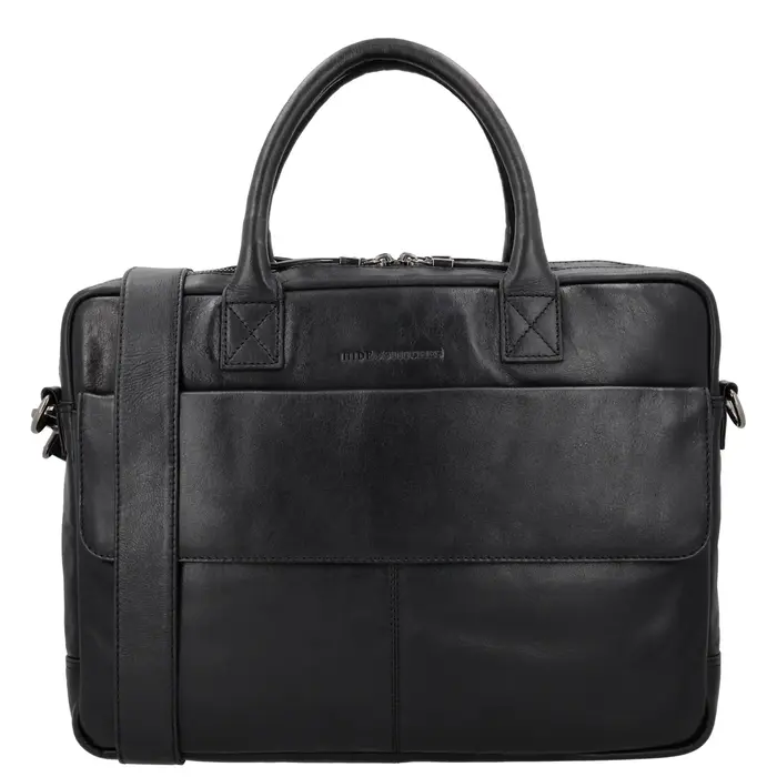 Hide&Stiches Hide & Stitches Porto Laptoptas 15,6 inch zwart