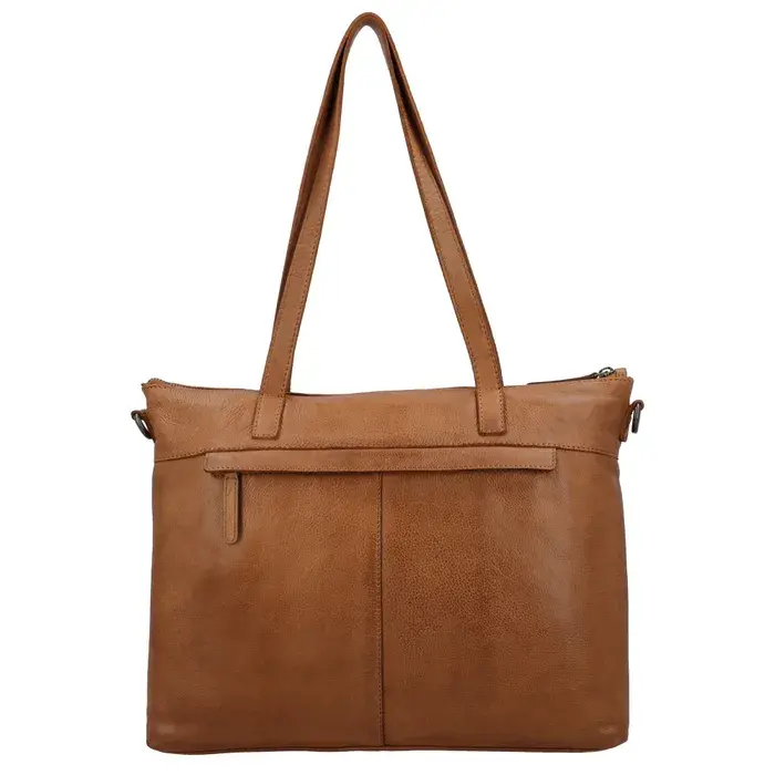 Hide&Stiches Hide & Stitches Inspired by Country Laptoptas 14 inch cognac