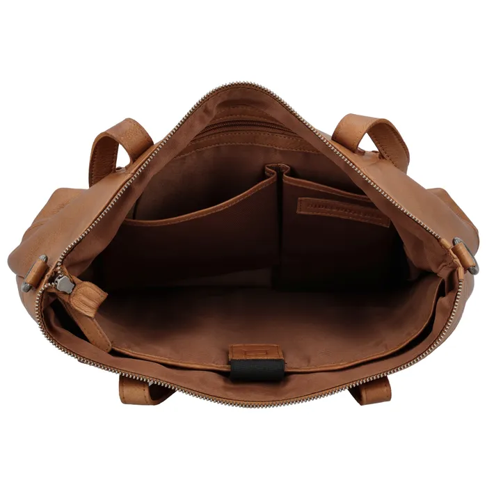 Hide&Stiches Hide & Stitches Inspired by Country Laptoptas 14 inch cognac