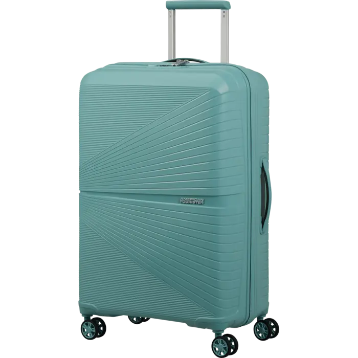 American Tourister Airconic reiskoffer spinner 61-67L-2.7KG dusty turquoise