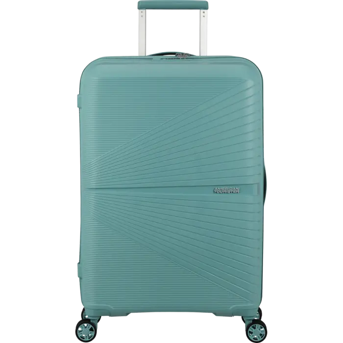 American Tourister Airconic reiskoffer spinner 61-67L-2.7KG dusty turquoise