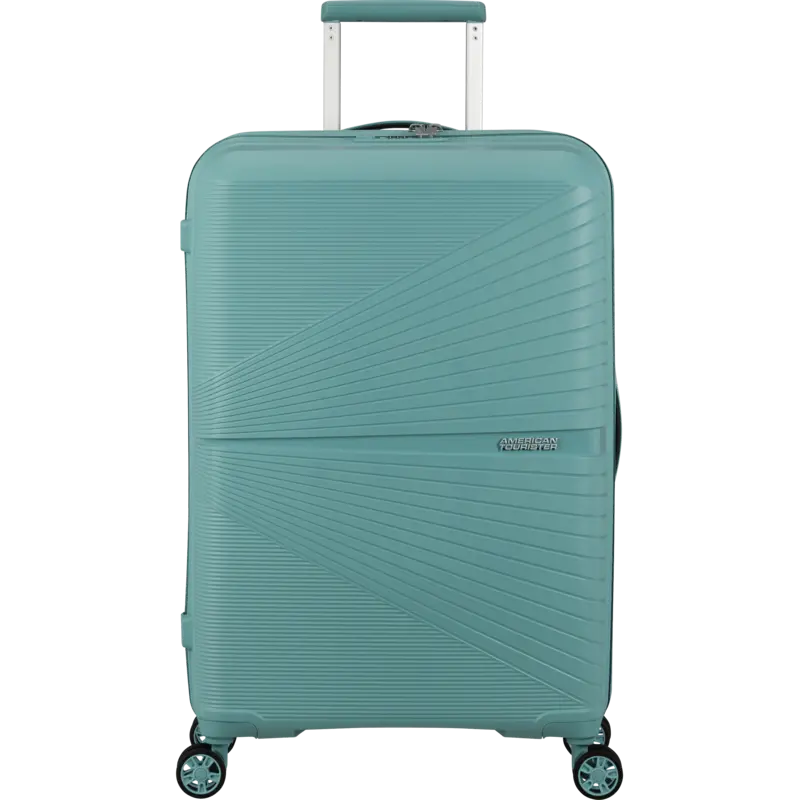 American Tourister Airconic reiskoffer spinner 61-67L-2.7KG dusty turquoise