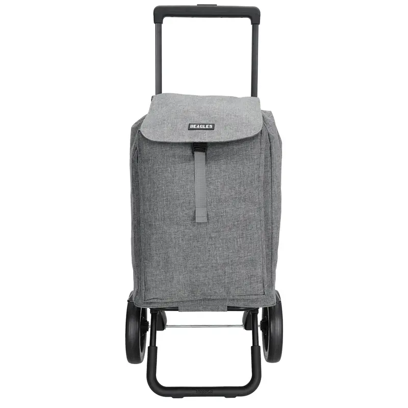 Beagles Beagles Shop & Go Boodschappen trolley met koelvak grijs