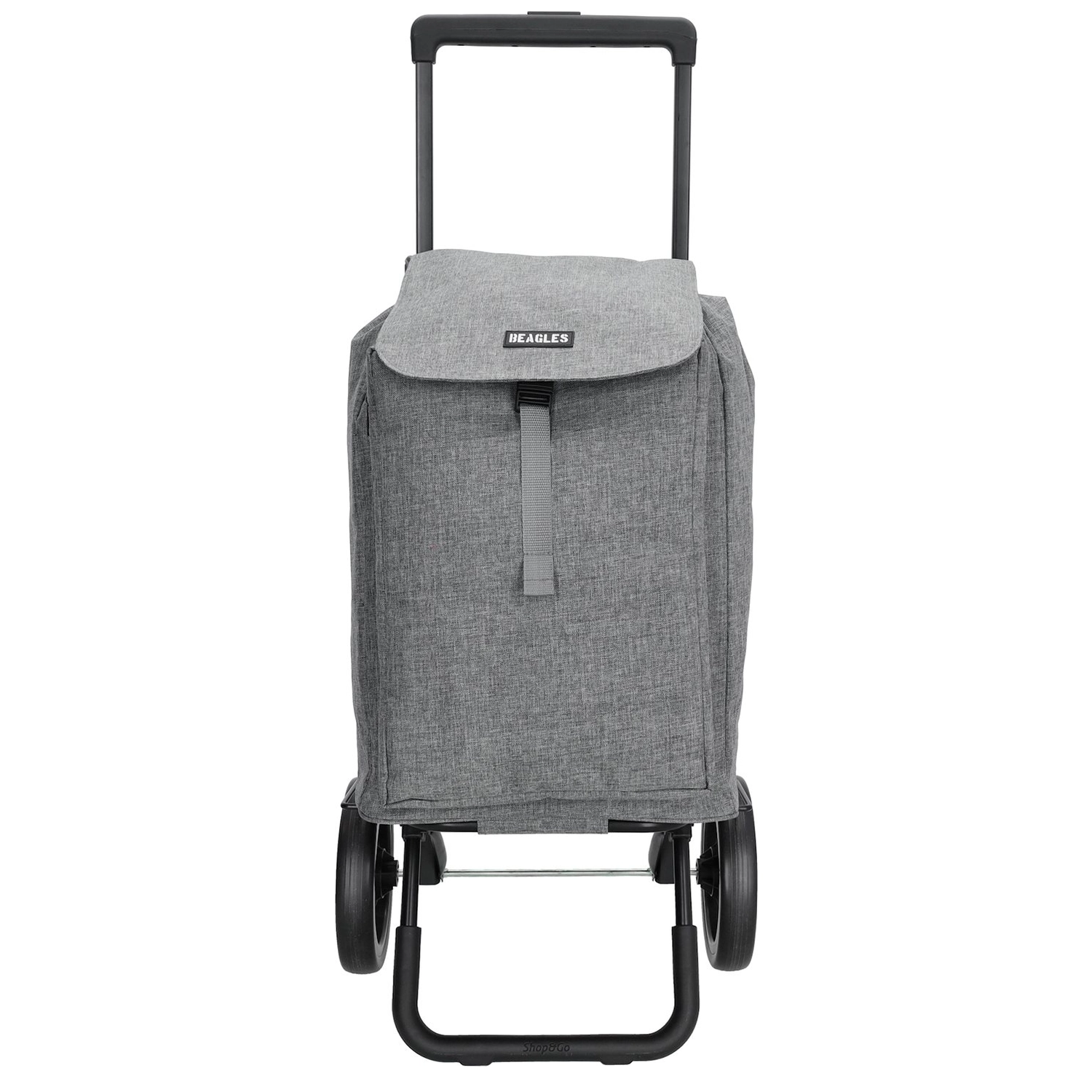 Beagles Beagles Shop & Go Boodschappen trolley met koelvak grijs
