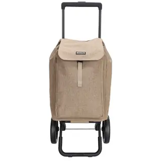 Beagles Shop & Go Boodschappen trolley met koelvak taupe