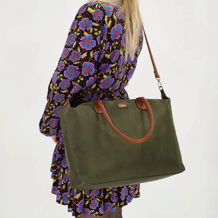 Charm London Charm london Buckingham laptoptas 15,6 inch olive