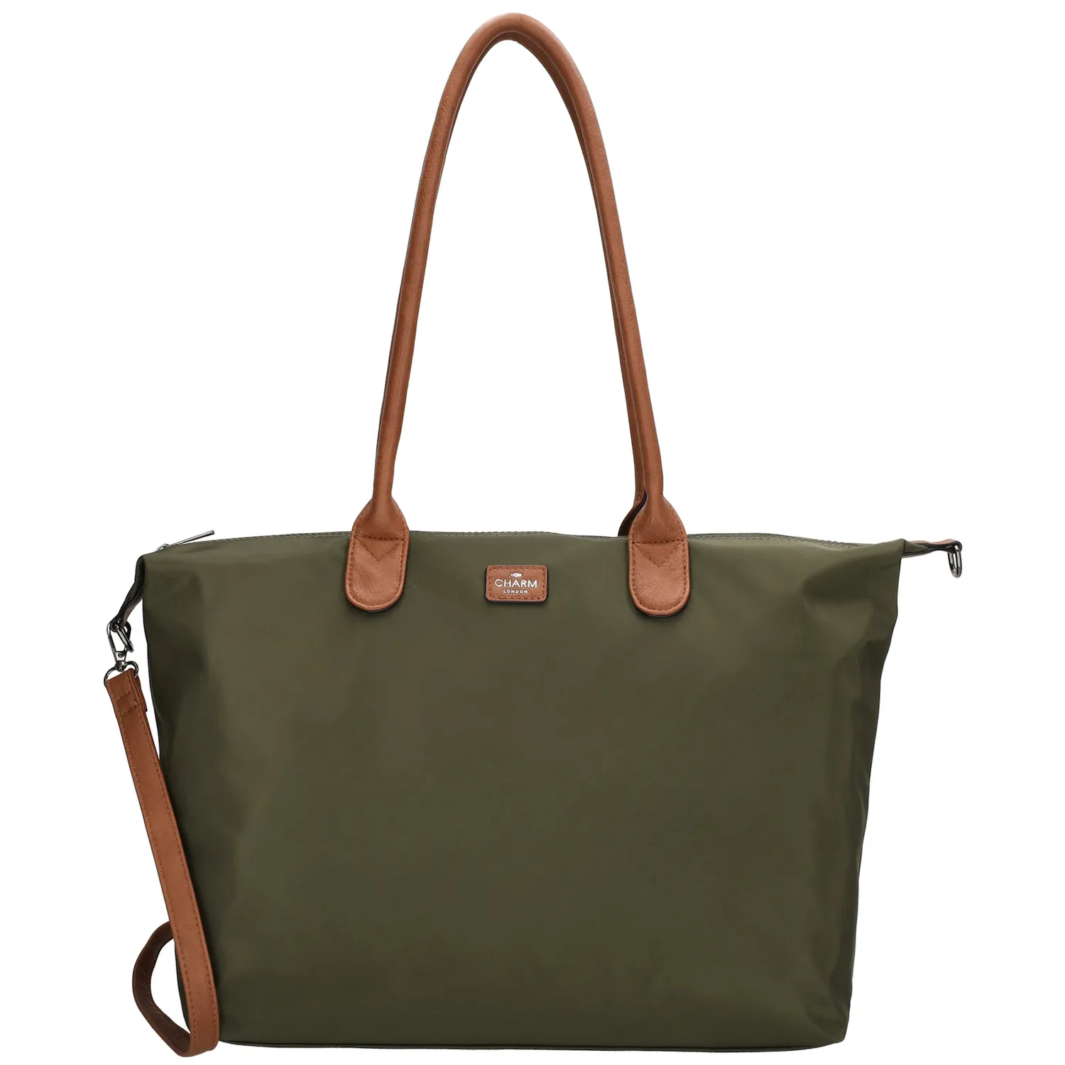 Charm London Charm london Buckingham laptoptas 15,6 inch olive