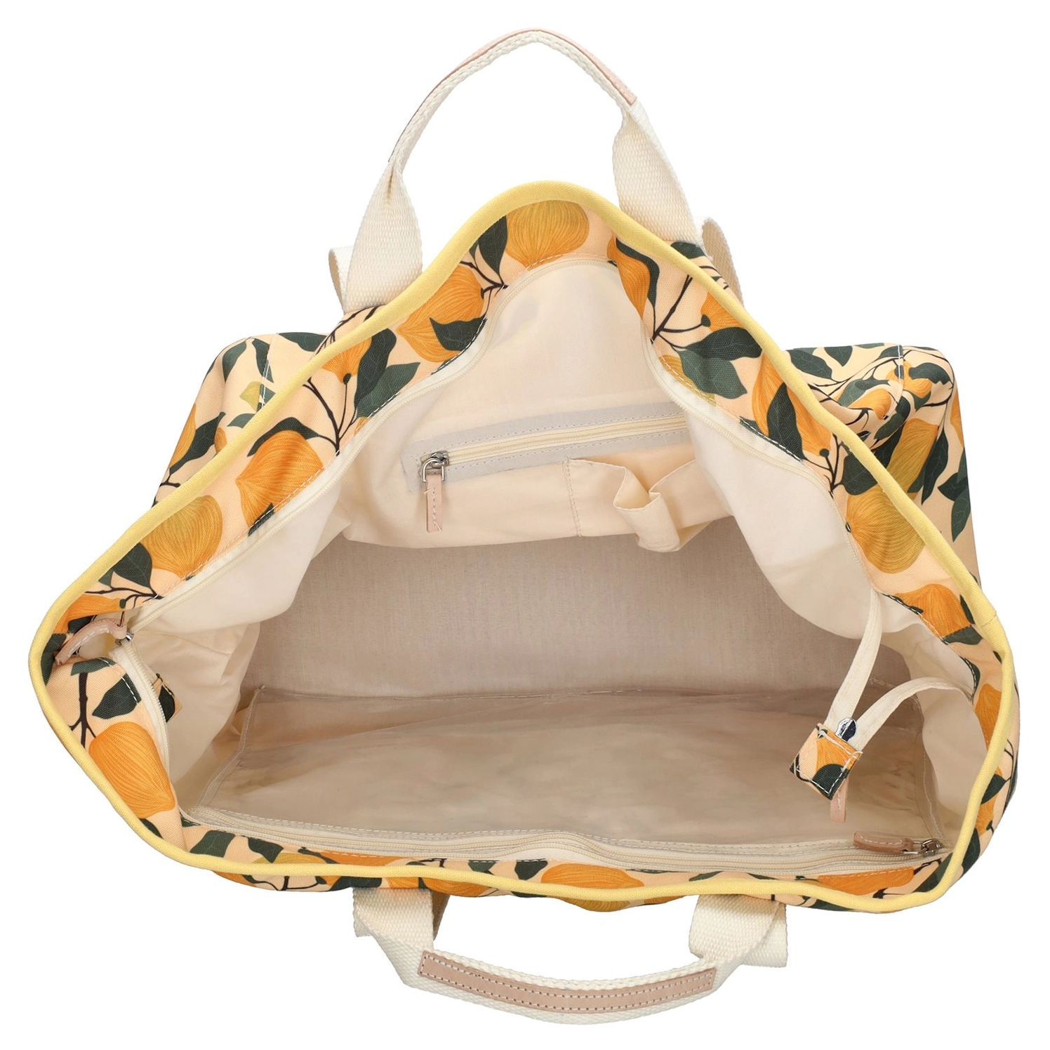 Zebra Trends Zebra Elise strandtas lemon