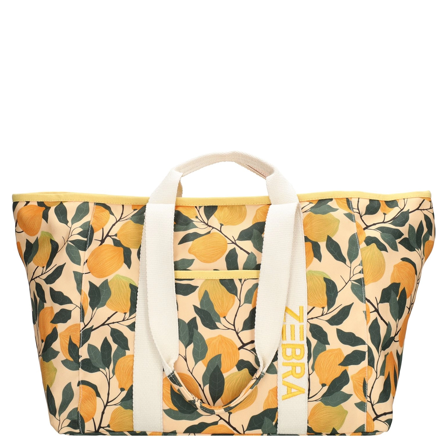 Zebra Trends Zebra Elise strandtas lemon