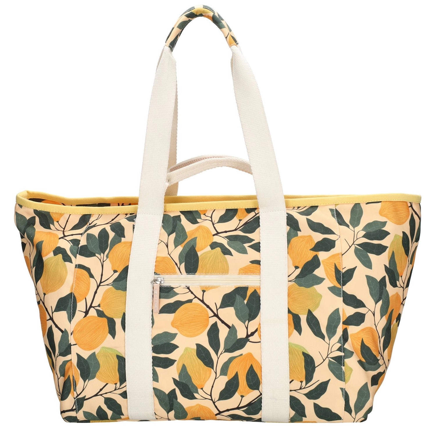 Zebra Trends Zebra Elise strandtas lemon