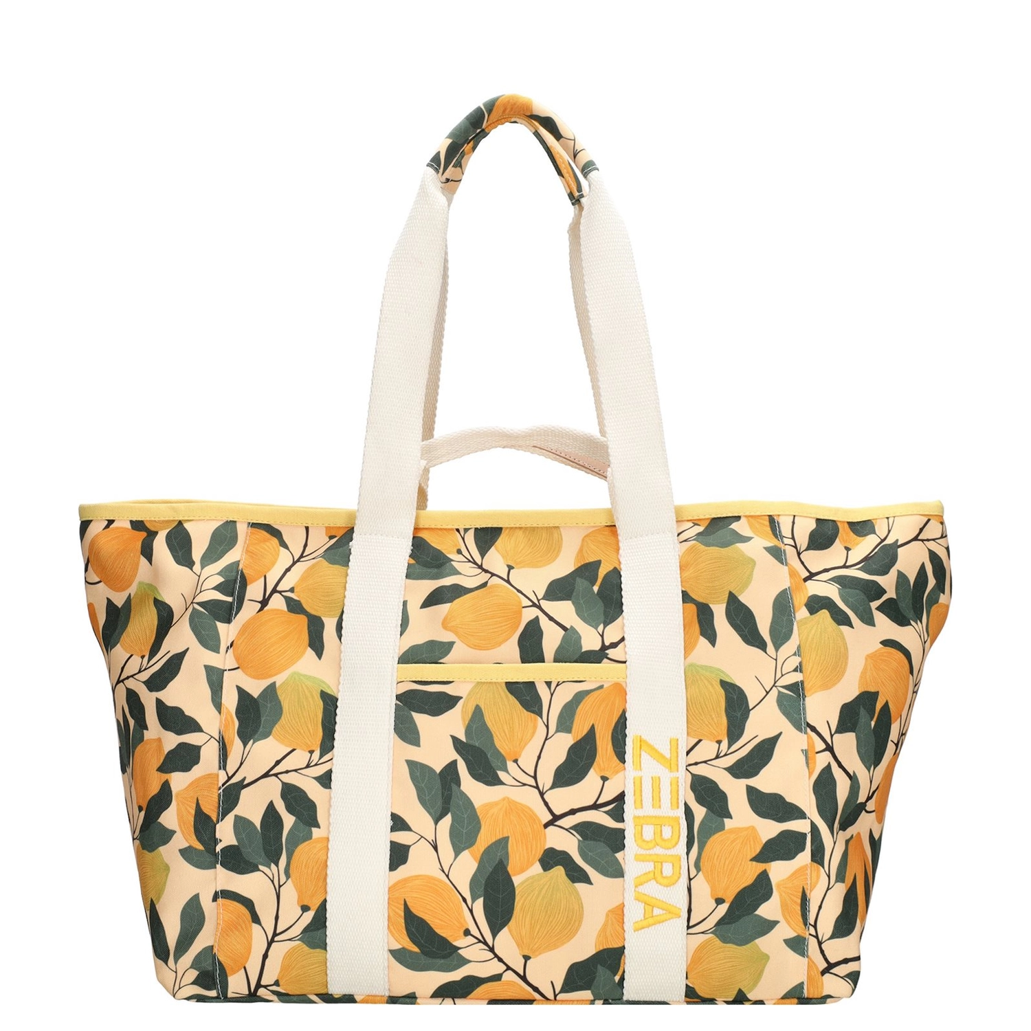 Zebra Trends Zebra Elise strandtas lemon