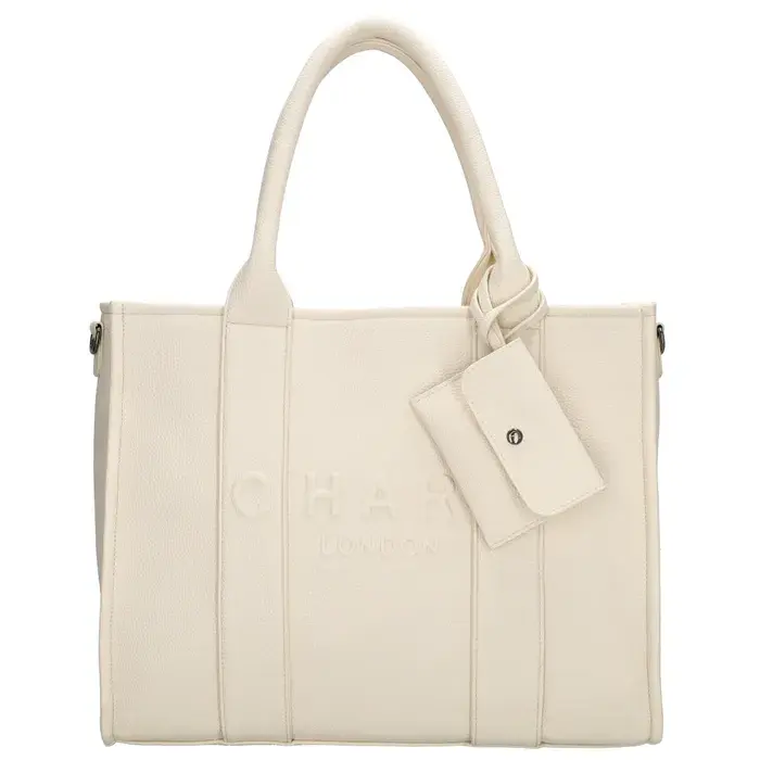 Charm London Charm London Bond Laptoptas 15,6 inch  off white