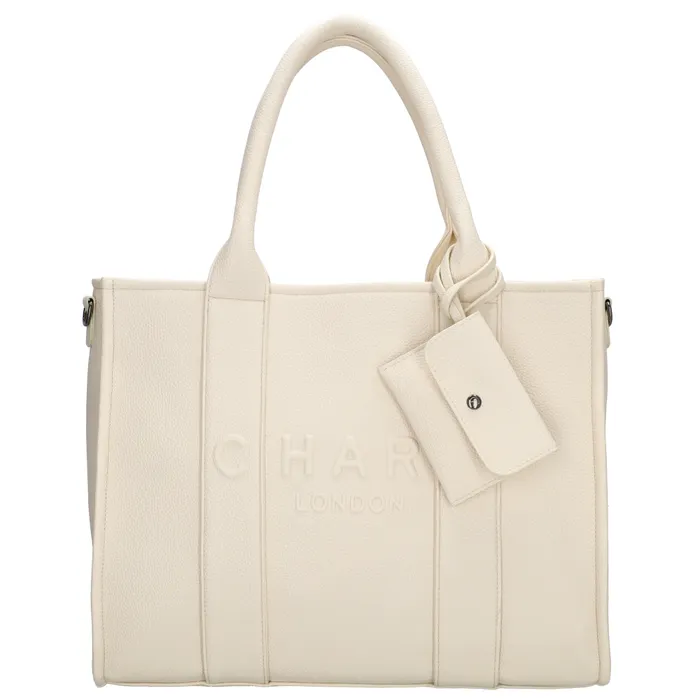 Charm London Charm London Bond Laptoptas 15,6 inch  off white