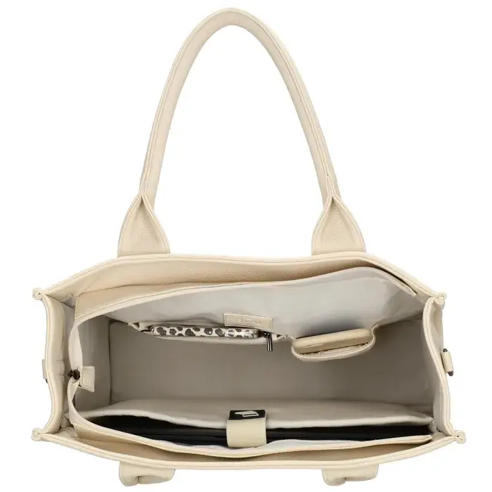 Charm London Charm London Bond Laptoptas 15,6 inch  off white