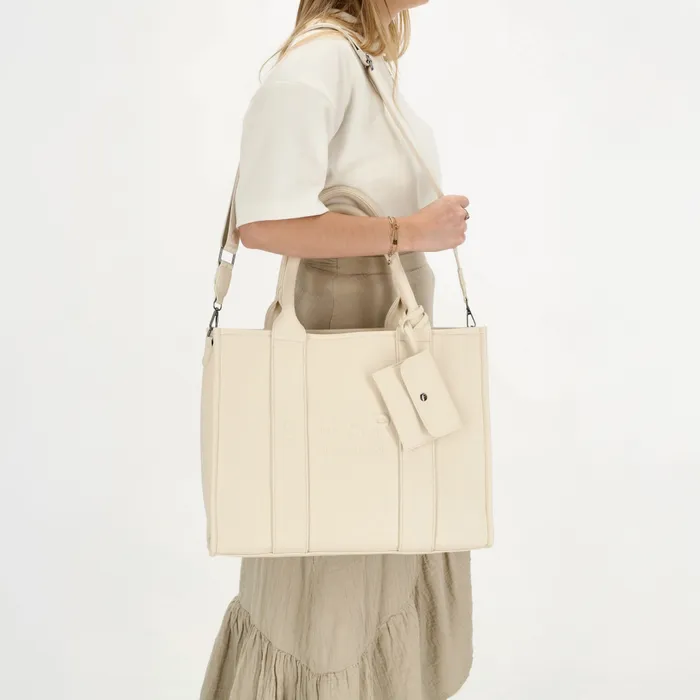 Charm London Charm London Bond Laptoptas 15,6 inch  off white