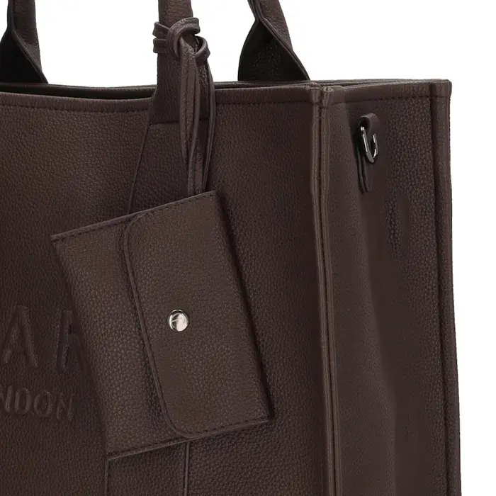 Charm London Charm London Bond Laptoptas 15,6 inch  donker bruin