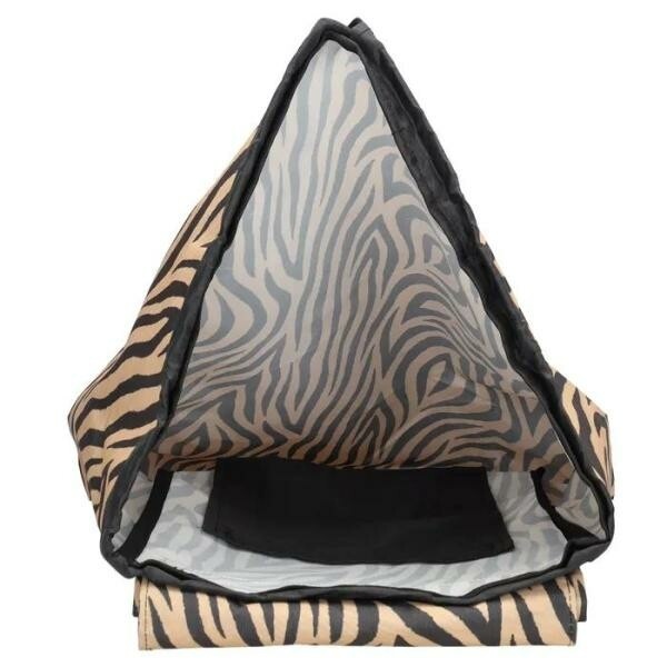 Beagles boodschappentrolley-winkelkarhaak zebra brown