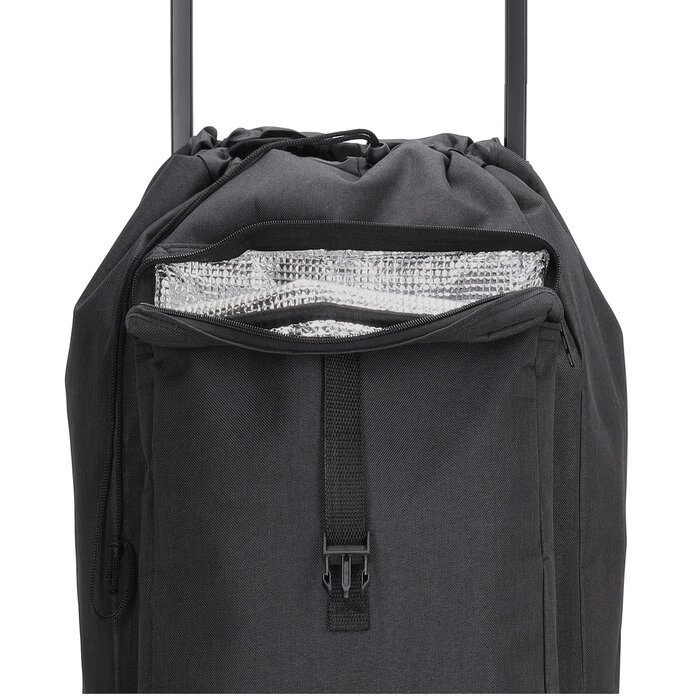 Beagles Beagles Shop & Go Boodschappen trolley met koelvak zwart