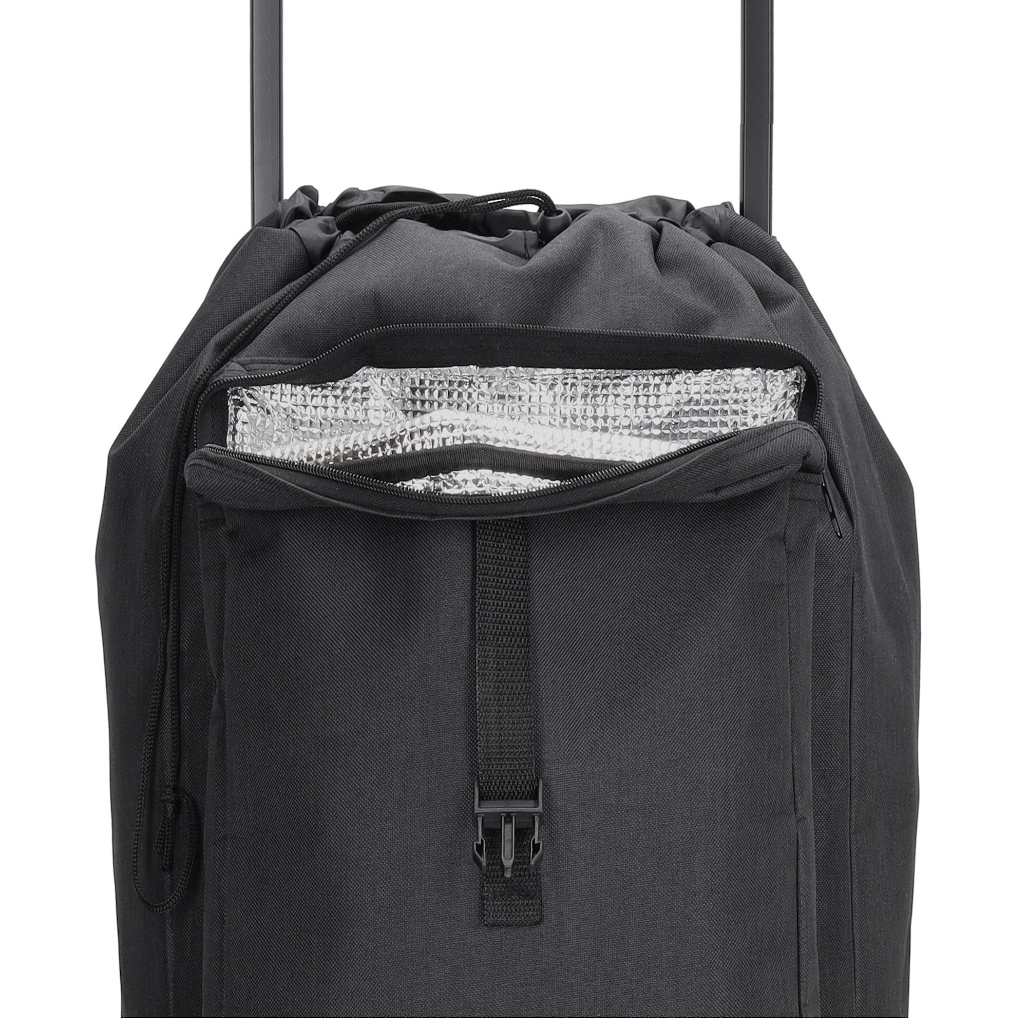 Beagles Beagles Shop & Go Boodschappen trolley met koelvak zwart