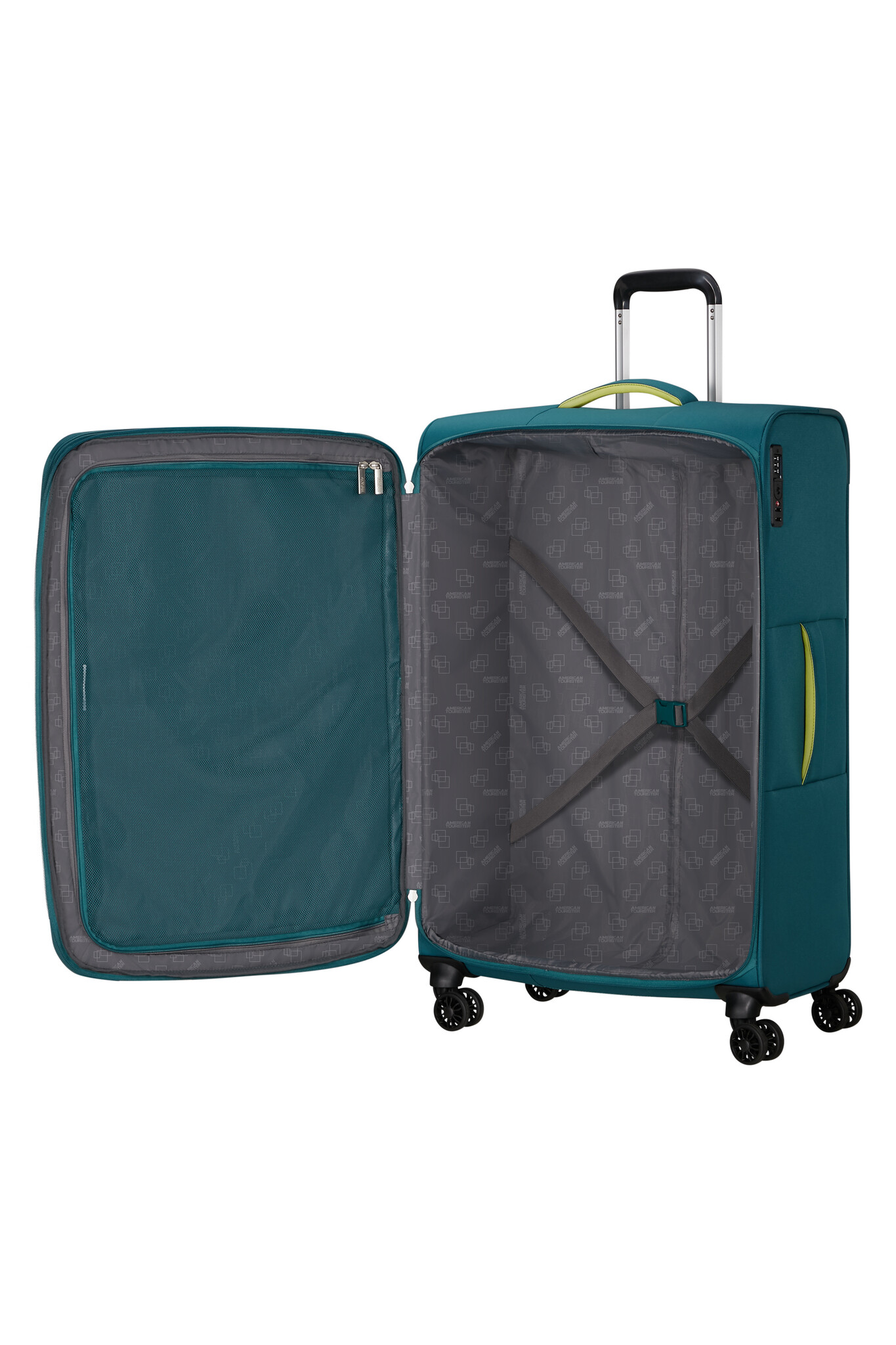 American Tourister Cloudrider Spinner L EXP 104/118L-3.6kg misty teal