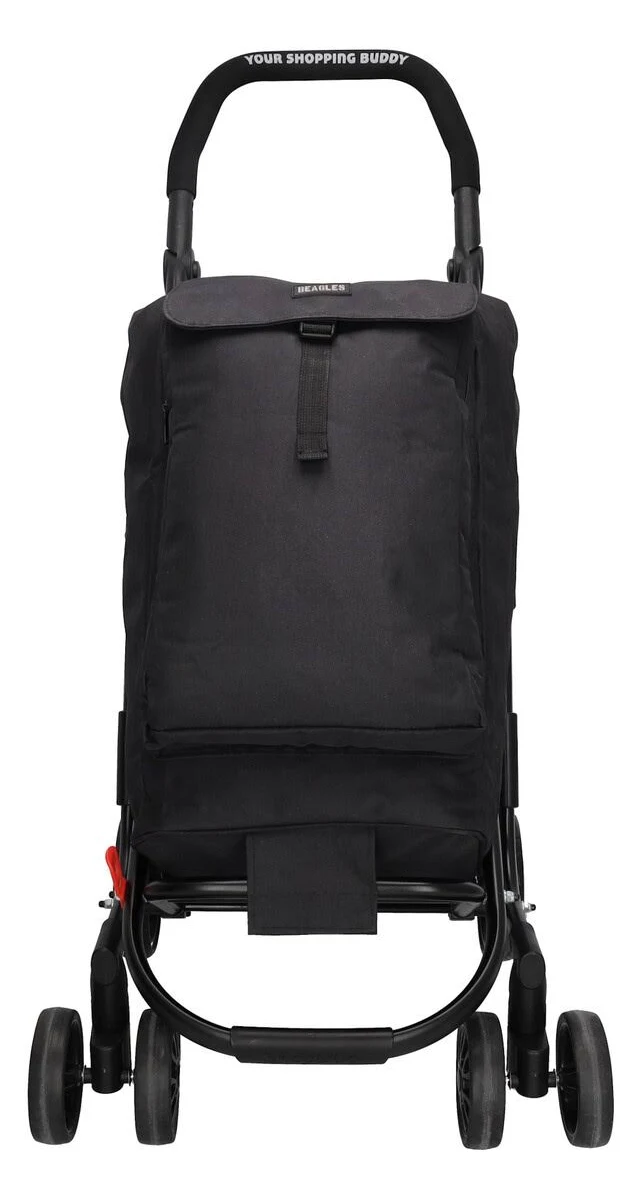Beagles Beagles Shop & Go Boodschappen trolley zwart