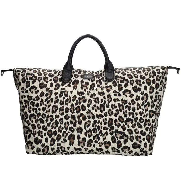 Charm London Charm London Buckingham Reistas leopard beige