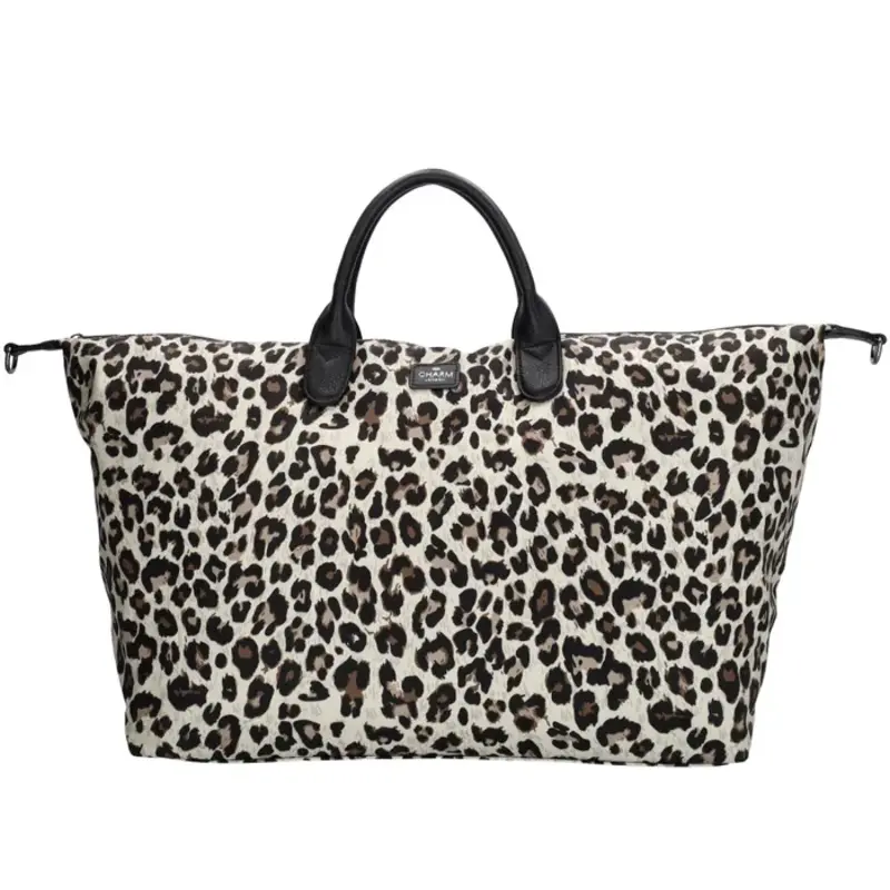 Charm London Charm London Buckingham Reistas leopard beige