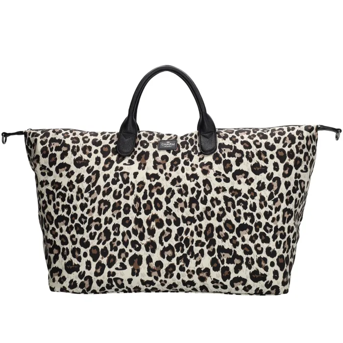 Charm London Charm London Buckingham Reistas leopard beige