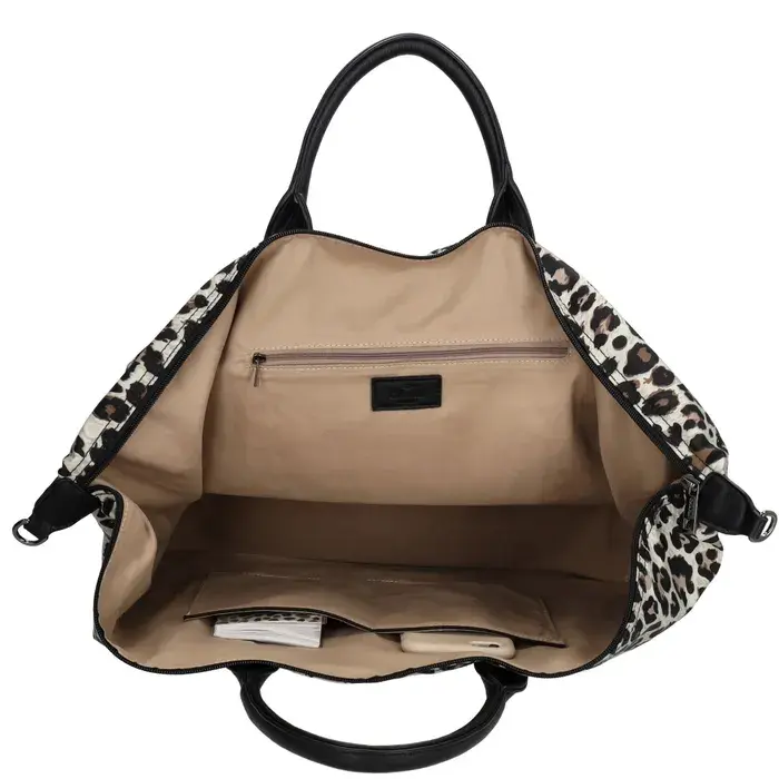 Charm London Charm London Buckingham Reistas leopard beige