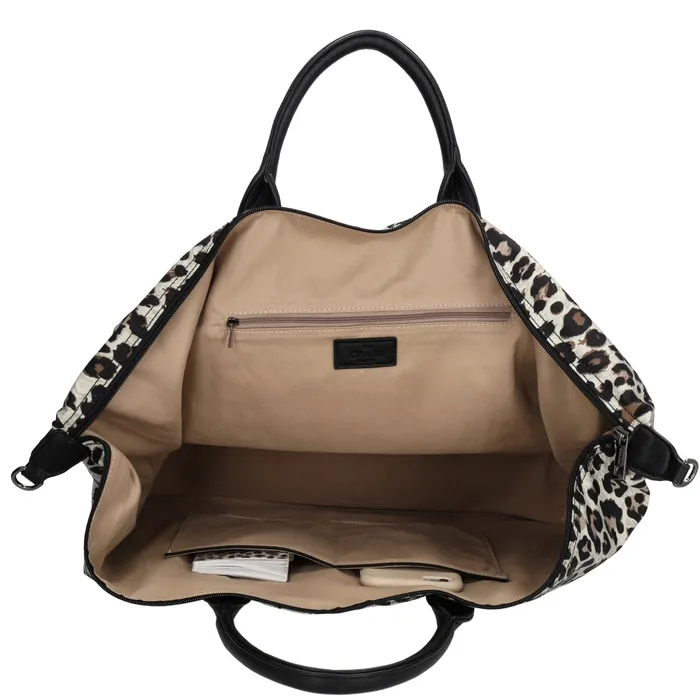 Charm London Charm London Buckingham Reistas leopard beige