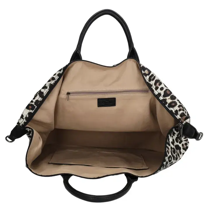 Charm London Charm London Buckingham Reistas leopard beige