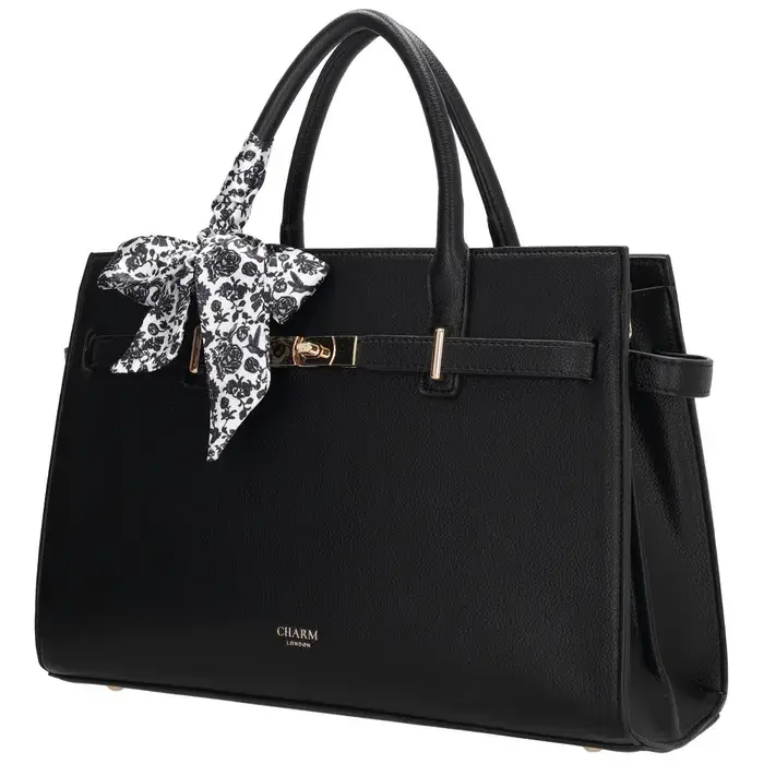 Charm London Charm London The Hamptons Shopper zwart