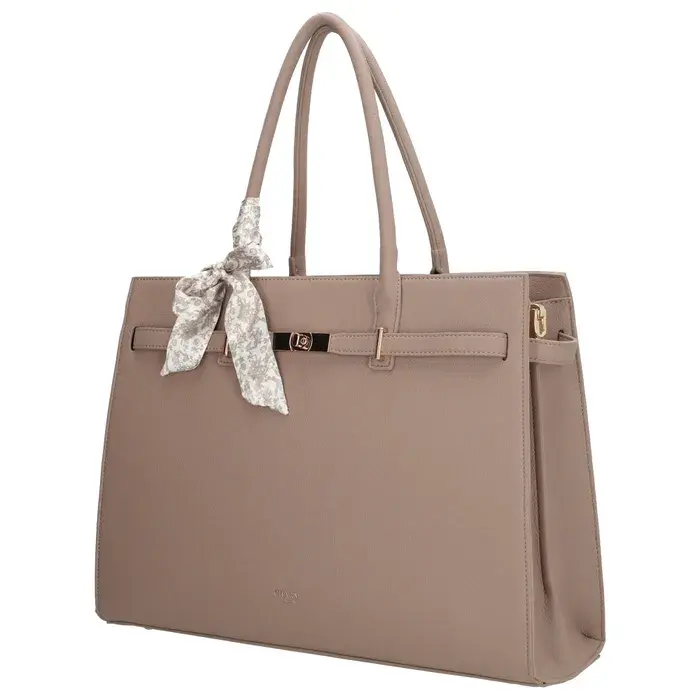 Charm London Charm London The Hamptons Laptoptas 15 inch taupe