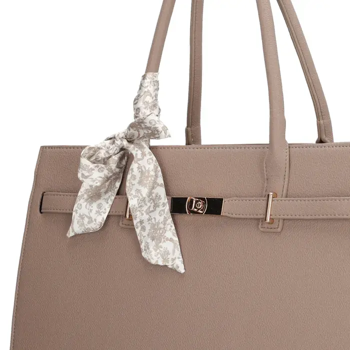 Charm London Charm London The Hamptons Laptoptas 15 inch taupe