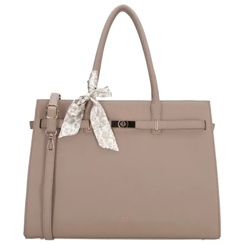 Charm London Charm London The Hamptons Laptoptas 15 inch taupe