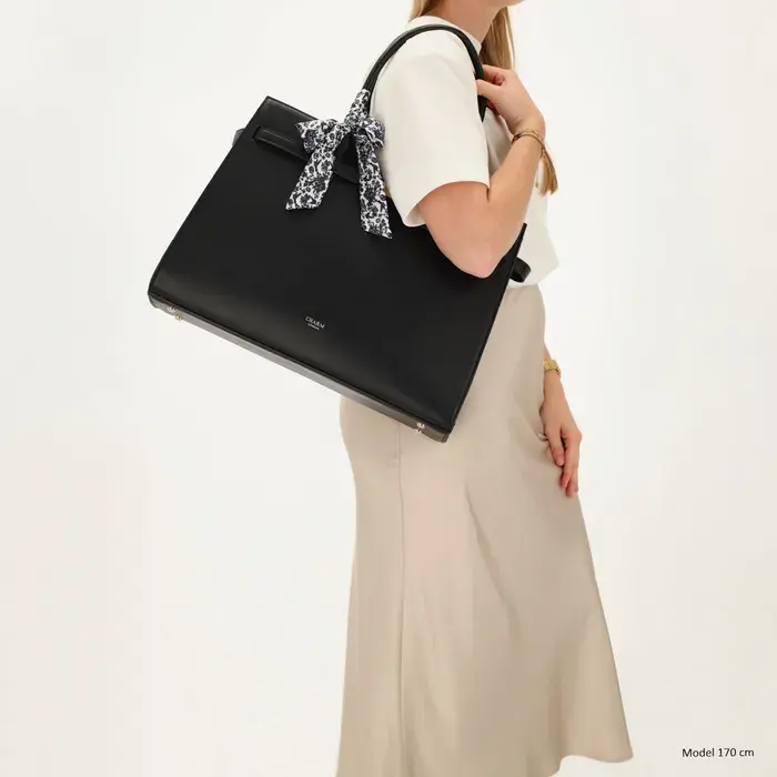 Charm London Charm London The Hamptons Laptoptas 15 inch zwart