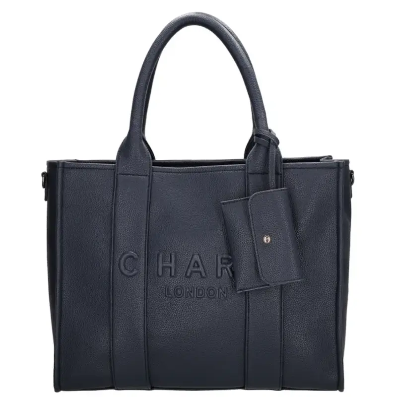 Charm London Charm London Bond Laptoptas 15,6 inch  Blauw