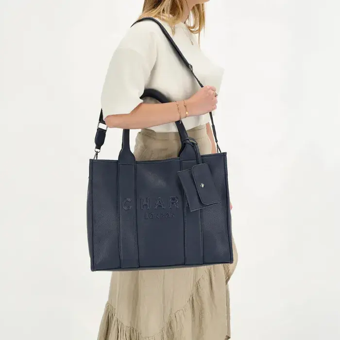 Charm London Charm London Bond Laptoptas 15,6 inch  Blauw