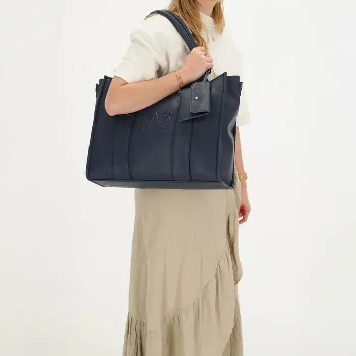 Charm London Charm London Bond Laptoptas 15,6 inch  Blauw