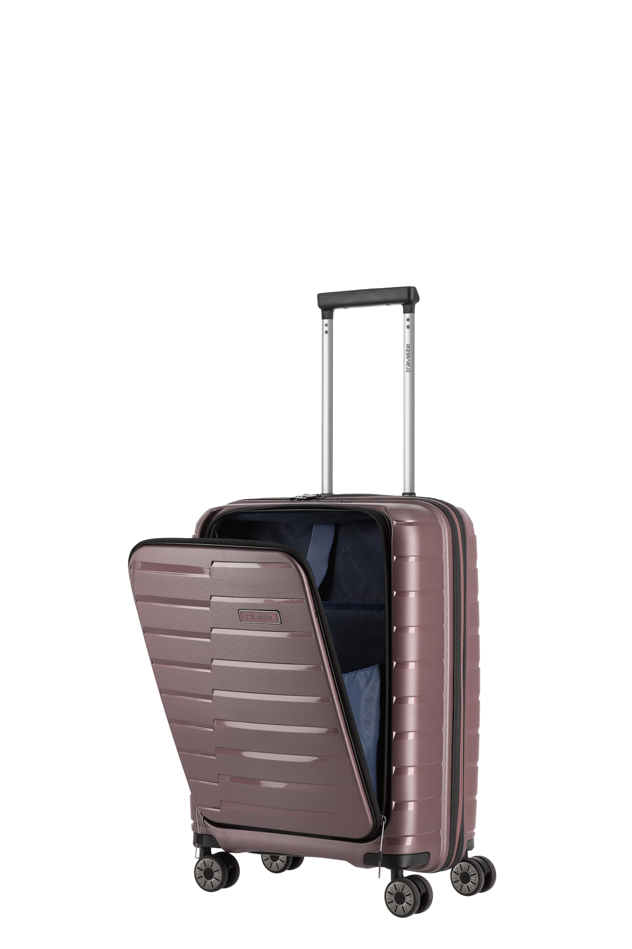 Travelite Travelite Air Base S 4-wiel cabinluggage-front pocket lilac