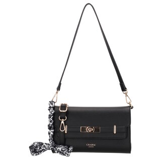 Charm London The Hamptons Schoudertas zwart
