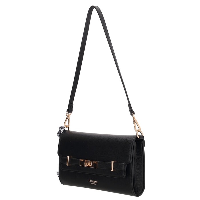 Charm London Charm London The Hamptons Schoudertas zwart