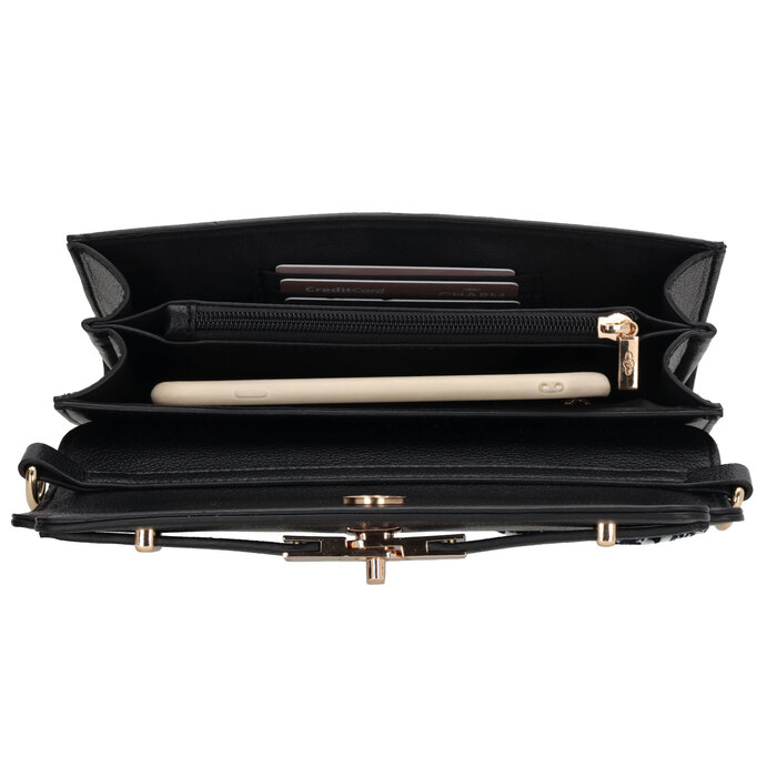 Charm London Charm London The Hamptons Schoudertas zwart