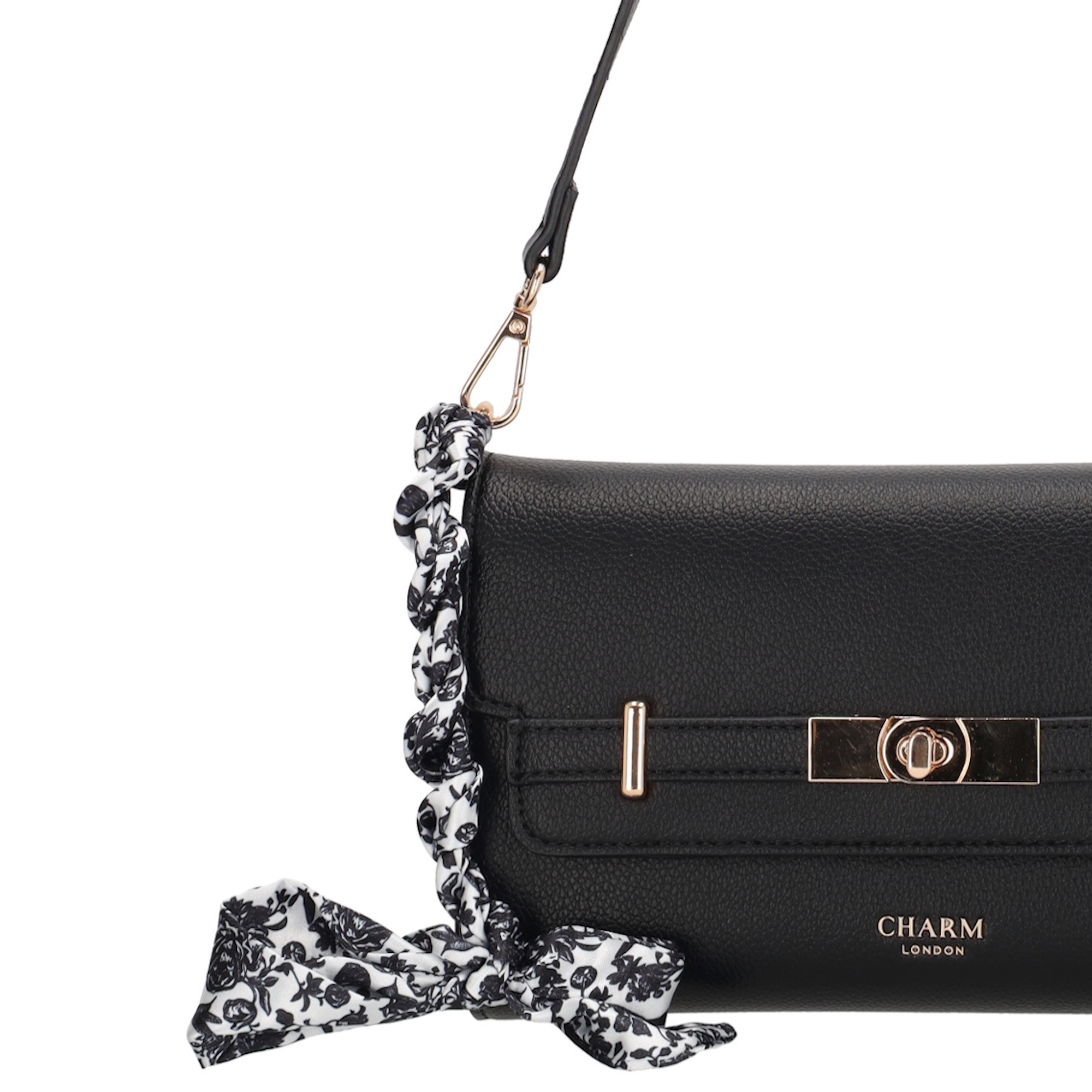 Charm London Charm London The Hamptons Schoudertas zwart