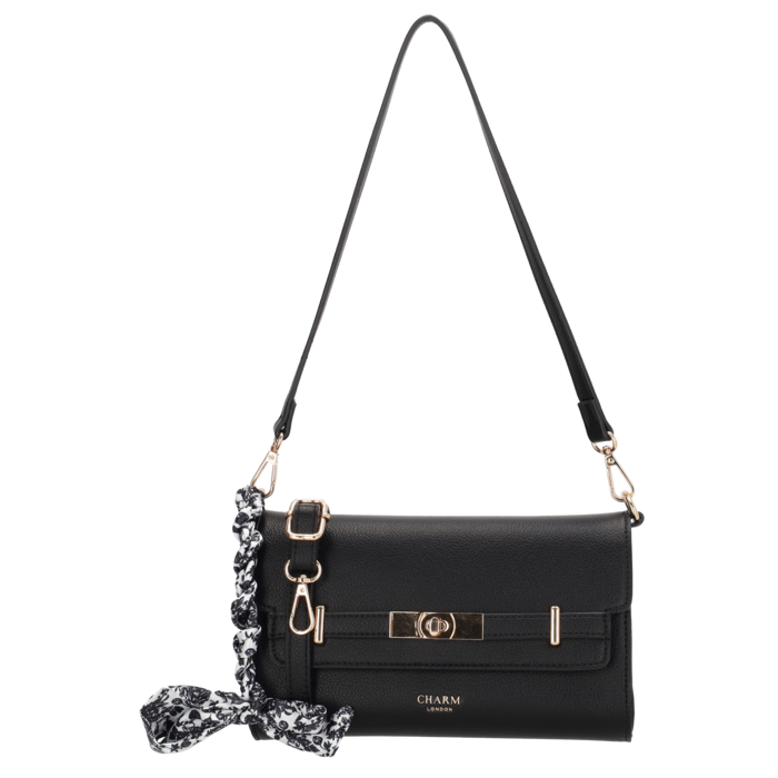 Charm London Charm London The Hamptons Schoudertas zwart