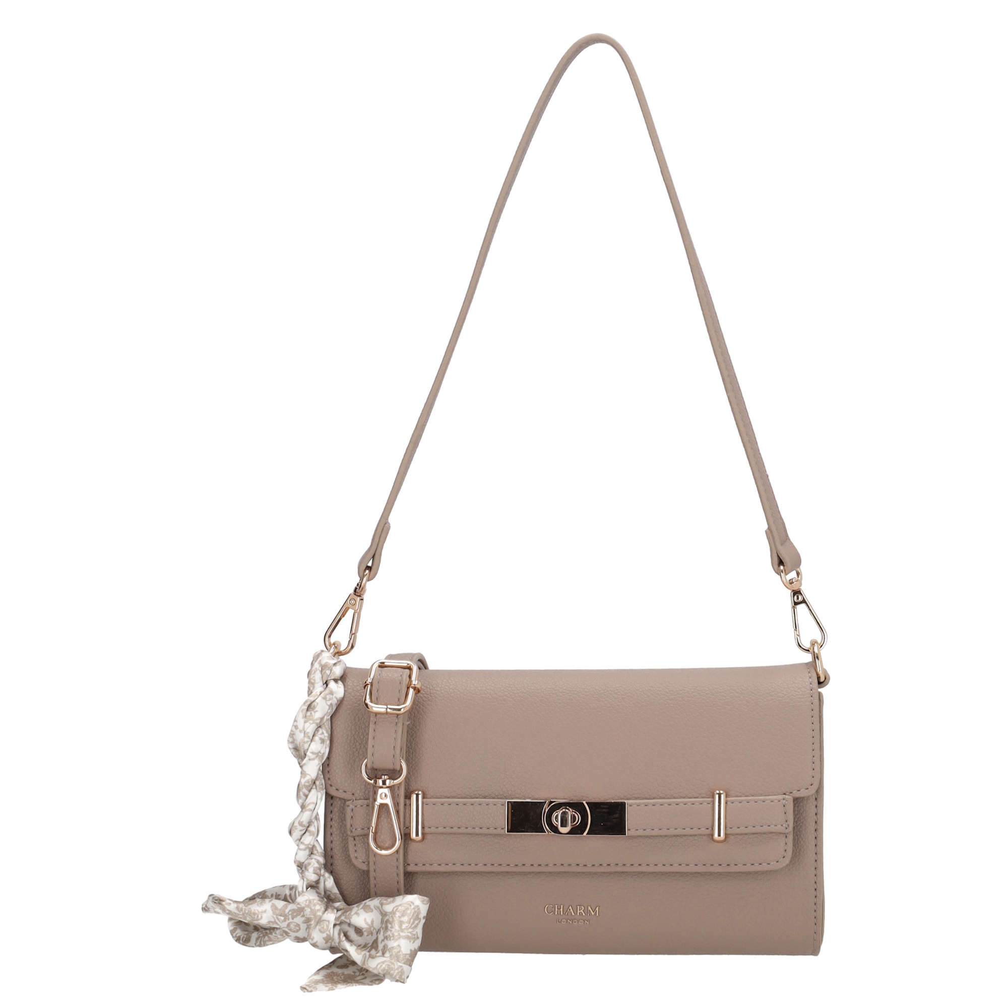 Charm London Charm London The Hamptons Schoudertas taupe