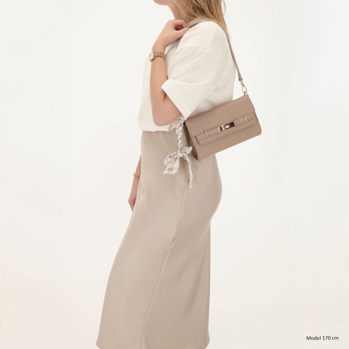 Charm London Charm London The Hamptons Schoudertas taupe