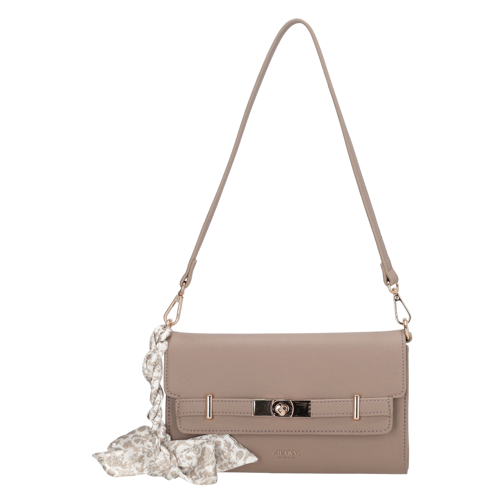 Charm London Charm London The Hamptons Schoudertas taupe